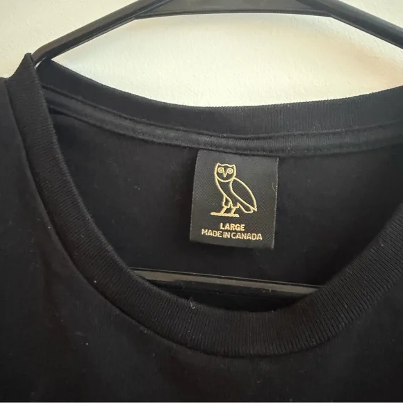 OVO Black Tee with Canadian Graphic - Picture 3 of 4